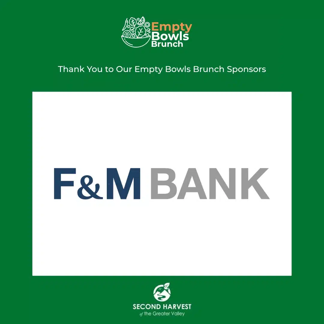 F&M Bank — 2026 Empty Bowls Brunch sponsor
